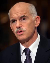 Greek prime minister George Papandreou